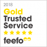 Gold trusted service on Feefo