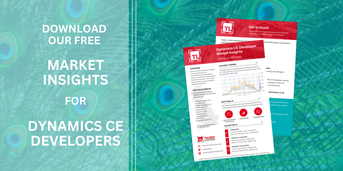 DOWNLOAD our market insights for Dynamics CE Developers