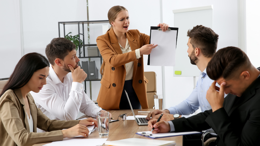 Signs of a toxic workplace