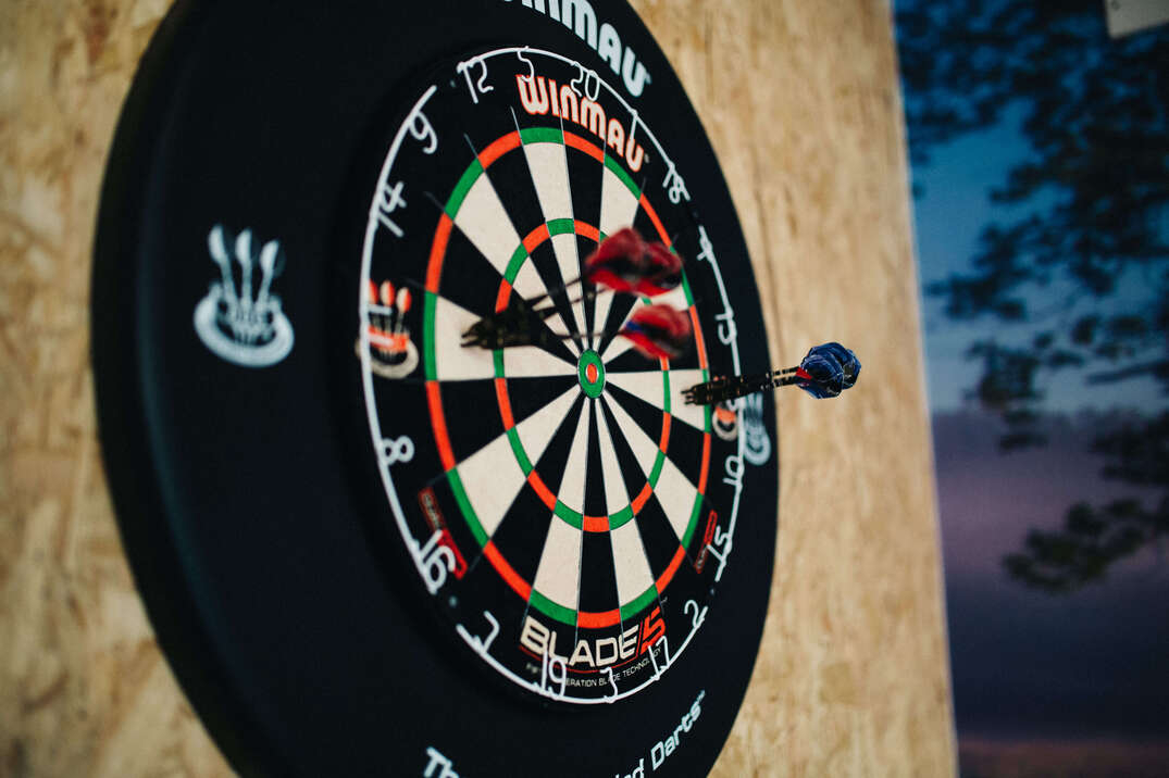 Office darts at lunch